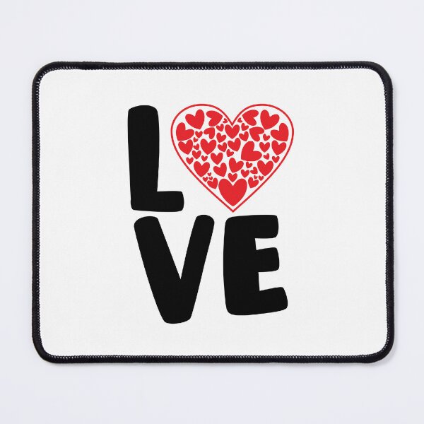 Item preview, LOVE: Mosaic Heart Typography designed and sold by Polarisofficial.