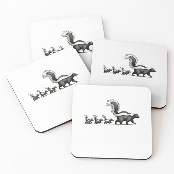 Item preview, Cute Skunk Family Mother and Babies   designed and sold by TeeARTHY.