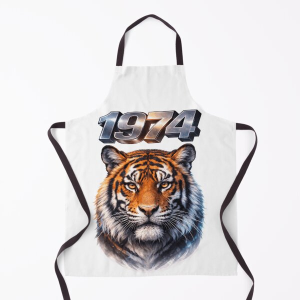 Item preview, 1974 Year of the Tiger Eastern Zodiac Tiger Strength Power Design designed and sold by AlexLineArt.