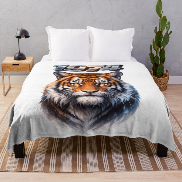 Item preview, 1974 Year of the Tiger Eastern Zodiac Tiger Strength Power Design designed and sold by AlexLineArt.