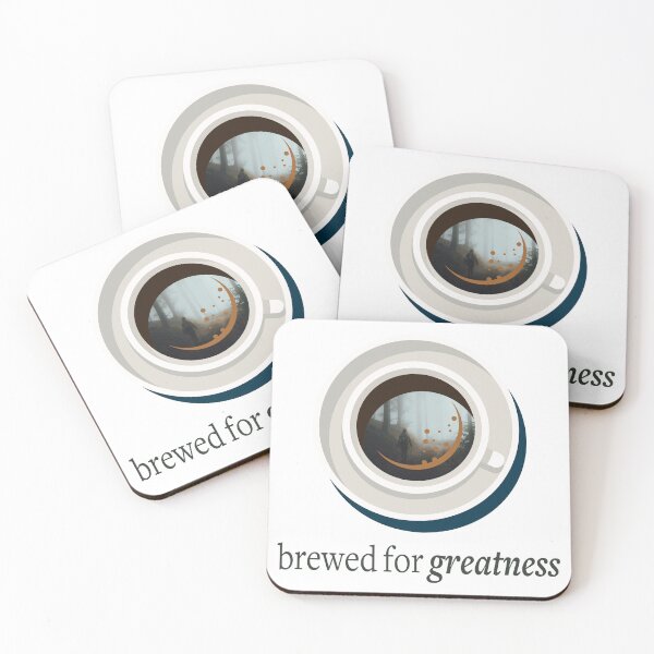 Item preview, Brewed for greatness - coffee lovers dream! designed and sold by Icarus Culture.