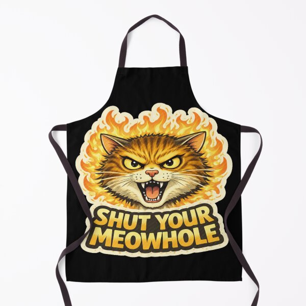 Item preview, Stoner & Psychonaut Cats – Shut Your Meowhole – Gift for Stoners • Retro Comics • Vintage Halftone designed and sold by JacobKAurumhead.