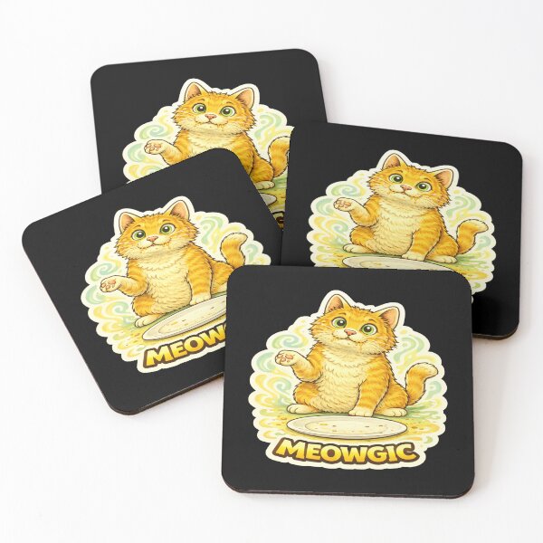 Item preview, Stoner & Psychonaut Cats – Meowgic – Gift for Stoners • Retro Comics • Vintage Halftone designed and sold by JacobKAurumhead.