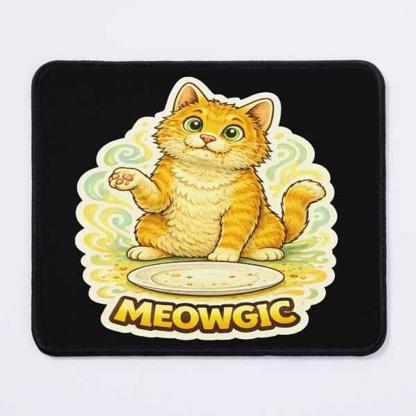 Item preview, Stoner & Psychonaut Cats – Meowgic – Gift for Stoners • Retro Comics • Vintage Halftone designed and sold by JacobKAurumhead.