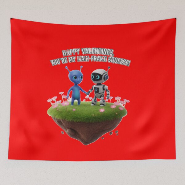 Item preview, Happy Valentine’s You’re My Main-Frame Squeeze | Cute Robot Love Mother’s Day Design designed and sold by harmandragon04.