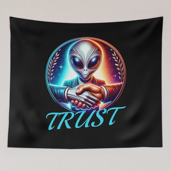 Item preview, Trust - cool alien design designed and sold by ReneMM.