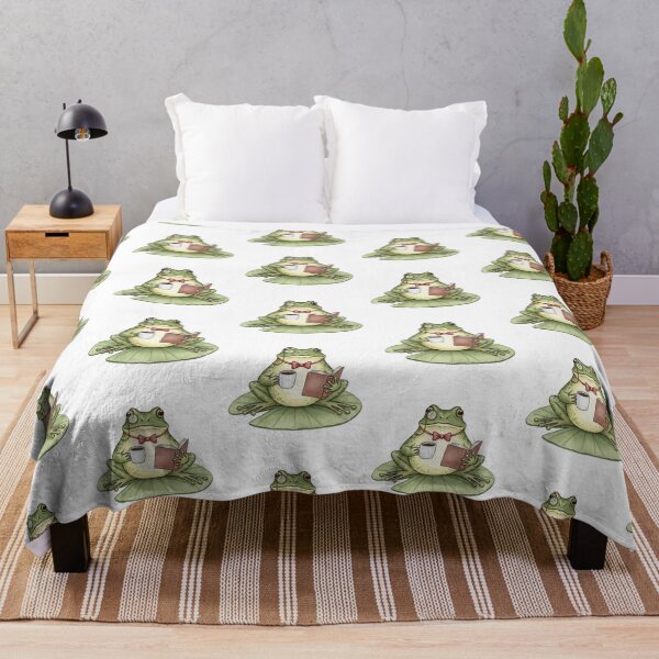Item preview, Distinguished Gentleman Frog Reading on Lily Pad designed and sold by TeeARTHY.