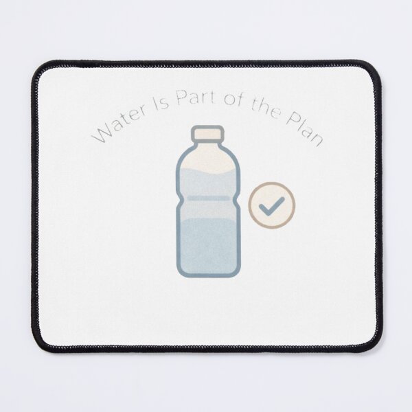 Item preview, Water Is Part of the Plan – Minimal Wellness Hydration Design designed and sold by NitkiStudio.