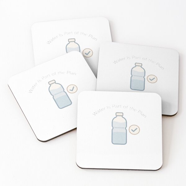 Item preview, Water Is Part of the Plan – Minimal Wellness Hydration Design designed and sold by NitkiStudio.