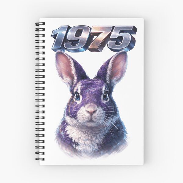 Item preview, 1975 Year of the Rabbit Eastern Zodiac Rabbit Strength Power Design designed and sold by AlexLineArt.