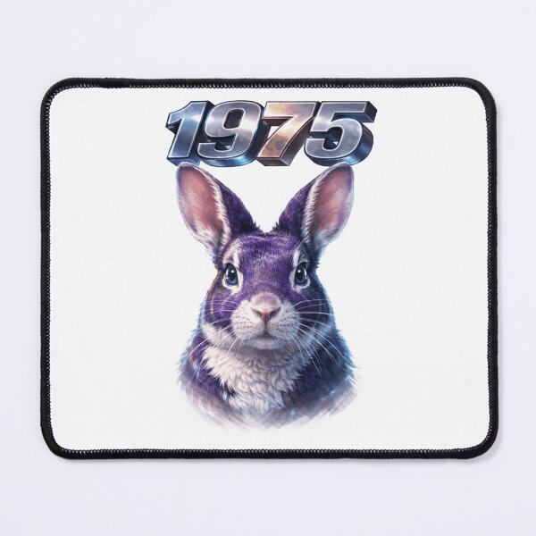 Item preview, 1975 Year of the Rabbit Eastern Zodiac Rabbit Strength Power Design designed and sold by AlexLineArt.
