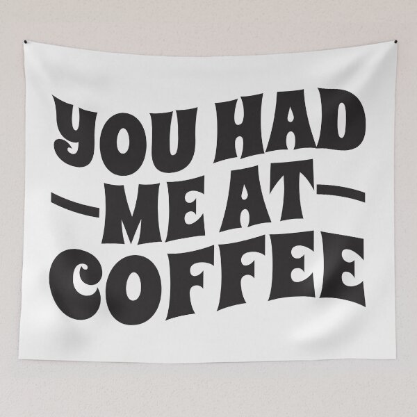 Item preview, You Had Me At Coffee Shirt - Aesthetic Coffee Lover Tee - Cute Barista Gift designed and sold by ChameraDesign.