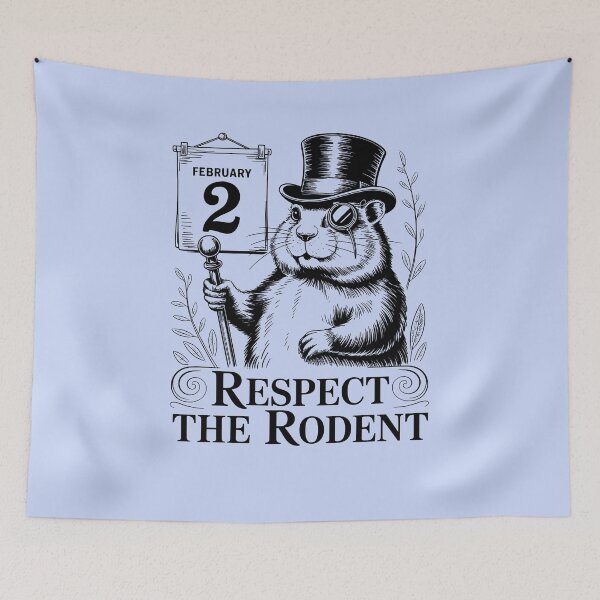 Item preview, FUNNY GROUNDHOG DAY RESPECT THE RODENT designed and sold by Greenbaby.