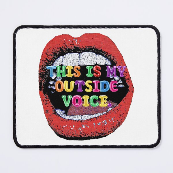 Item preview, ✴️ THIS IS MY OUTSIDE VOICE ✴️ designed and sold by WheelieGdArt.