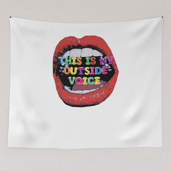 Item preview, ✴️ THIS IS MY OUTSIDE VOICE ✴️ designed and sold by WheelieGdArt.