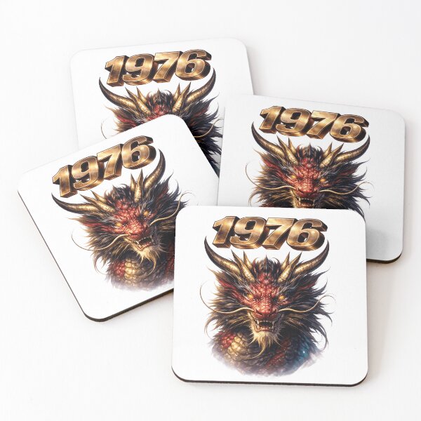 Item preview, 1976 Year of the Dragon Eastern Zodiac Dragon Power Strength Design designed and sold by AlexLineArt.