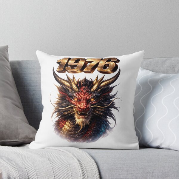 Item preview, 1976 Year of the Dragon Eastern Zodiac Dragon Power Strength Design designed and sold by AlexLineArt.