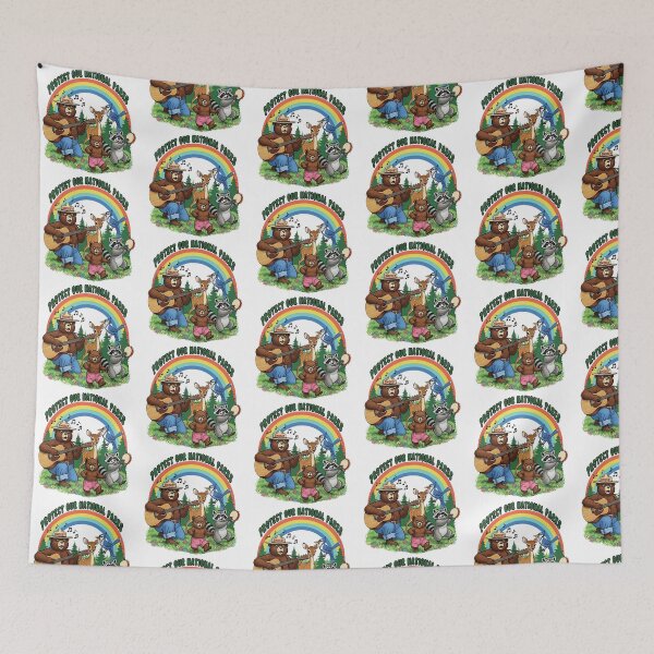 Item preview, Smoky Bear Protect Our National Parks and Forests designed and sold by TeeARTHY.