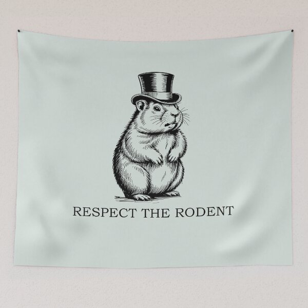 Item preview, FUNNY GROUNDHOG DAY RESPECT THE RODENT designed and sold by Greenbaby.