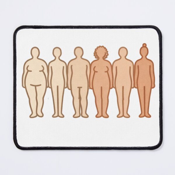 Item preview, Inclusive Body Shapes Illustration – Body Positivity Minimal Line Art designed and sold by NitkiStudio.
