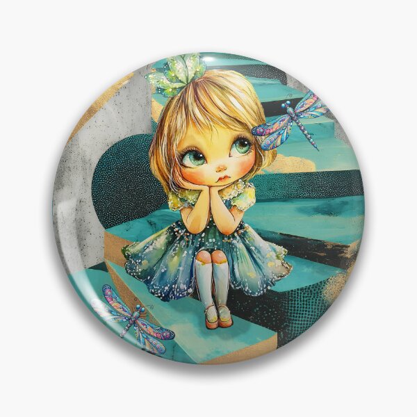 Item preview, EVEN THE DRAGONFLIES DON'T CHEER HER designed and sold by Tammera.