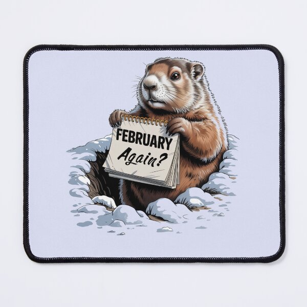 Item preview, FUNNY GROUNDHOG DAY FEBRUARY AGAIN? designed and sold by Greenbaby.