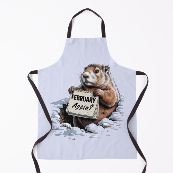 Item preview, FUNNY GROUNDHOG DAY FEBRUARY AGAIN? designed and sold by Greenbaby.