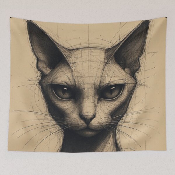 Item preview, Gaze and Grace in Charcoal Space (V3) designed and sold by SabaMirzique.