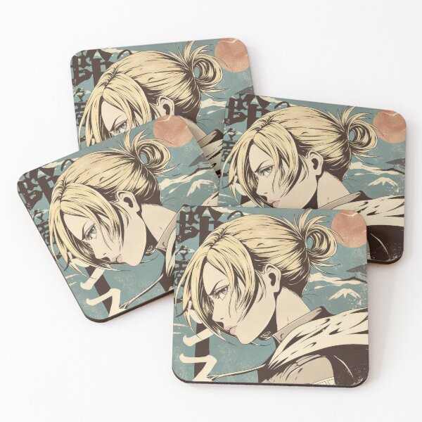 Item preview, Annie Leonhart Vintage Warned Poster  designed and sold by AnimeArsenalPrints.