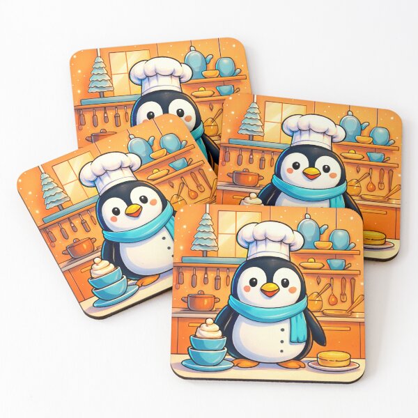 Item preview,  Penguin Winter Chef. designed and sold by Zofia Sosnecka.