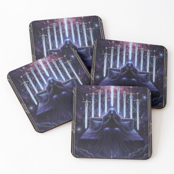 Item preview, Nine of Swords - Cosmic Tarot Edition designed and sold by KYOFRAME.