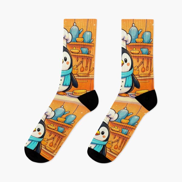 Item preview,  Penguin Winter Chef. designed and sold by Zofia Sosnecka.