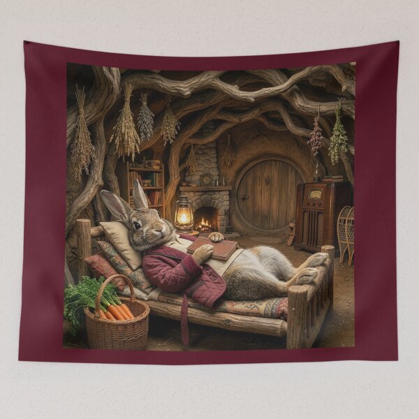 Item preview, A Good Book and a Basket of Carrots designed and sold by Tridentulus.