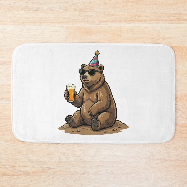 Item preview, Cool Bear Party Animal Beer Lover designed and sold by k3rstman1.