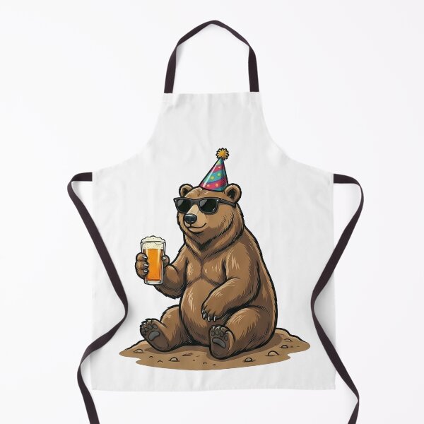 Item preview, Cool Bear Party Animal Beer Lover designed and sold by k3rstman1.
