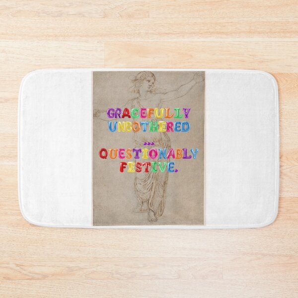 Item preview, ✴️ GRACEFULLY UNBOTHERED QUESTIONABLY FESTIVE ✴️ designed and sold by WheelieGdArt.