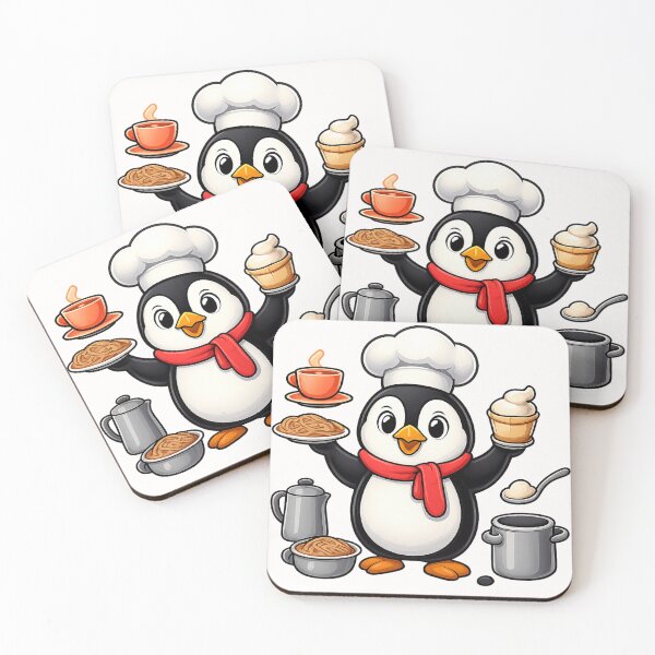 Item preview,  Penguin Winter Chef. designed and sold by Zofia Sosnecka.