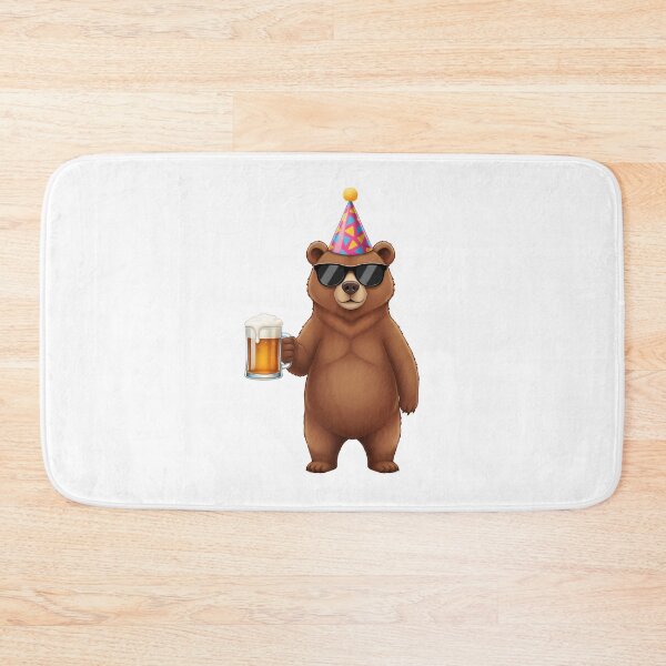Item preview, Cool Bear Party Animal Sunglasses Beer Mug designed and sold by k3rstman1.