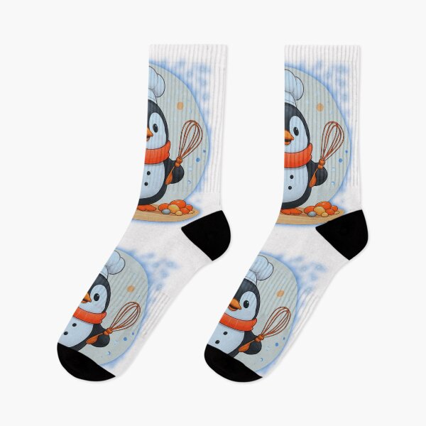 Item preview,  Penguin Winter Chef. designed and sold by Zofia Sosnecka.