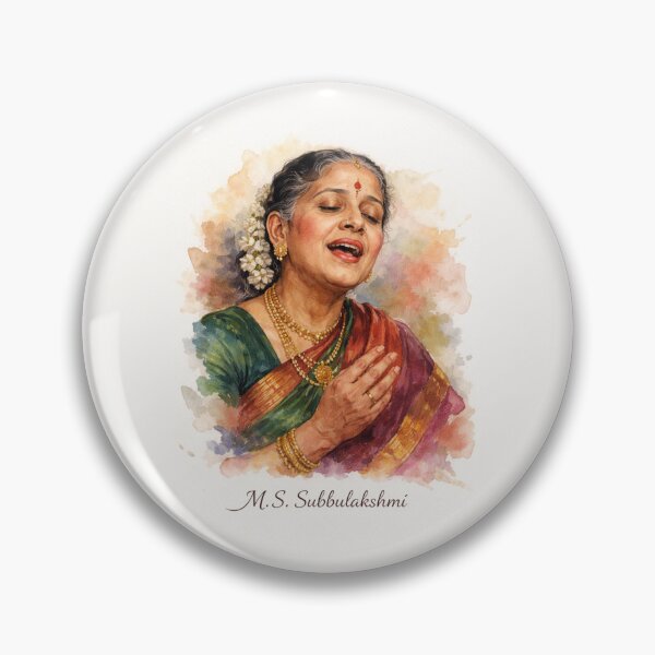 Item preview, M.S. Subbulakshmi Queen of Carnatic Music designed and sold by Sarcastic designs.