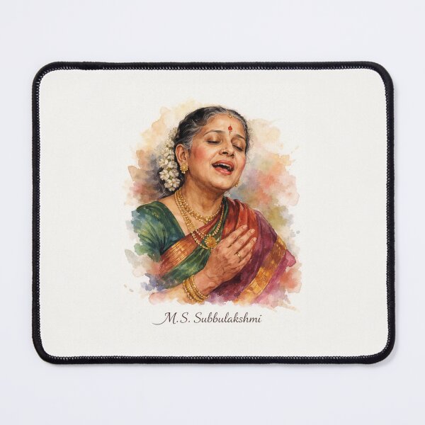 Item preview, M.S. Subbulakshmi Queen of Carnatic Music designed and sold by Sarcastic designs.