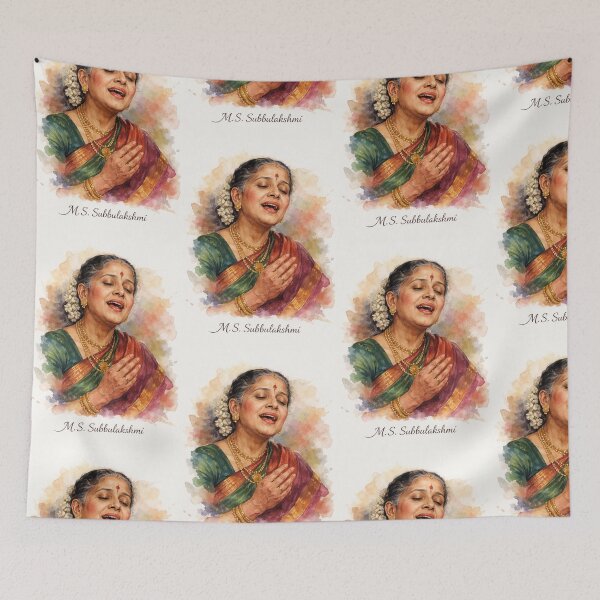 Item preview, M.S. Subbulakshmi Queen of Carnatic Music designed and sold by Sarcastic designs.