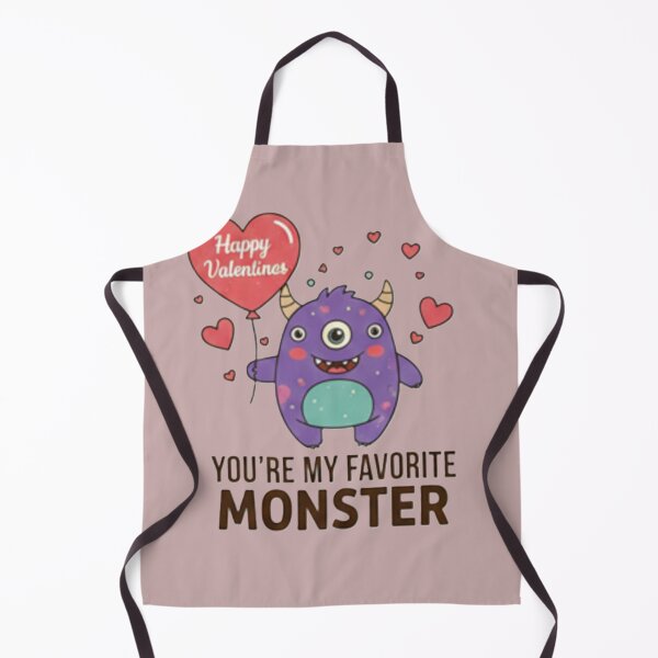 Item preview, You’re My Favorite Monster Valentine | Cute Funny Monster Love Design designed and sold by harmandragon04.