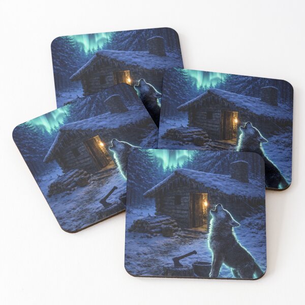 Item preview, Howling Under the Aurora designed and sold by NAJURE.