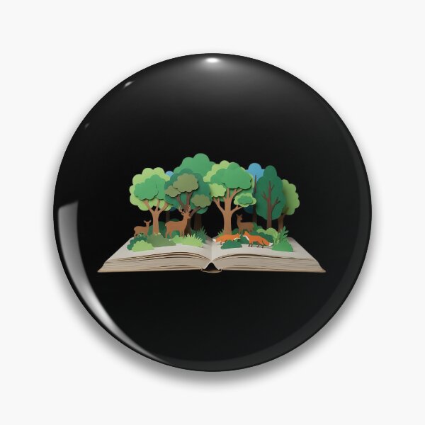 Item preview, 3D Paper Cut-out Forest Book designed and sold by HoruxDesign.