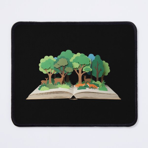 Item preview, 3D Paper Cut-out Forest Book designed and sold by HoruxDesign.