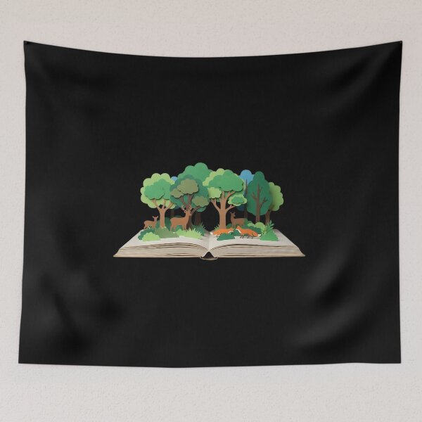 Item preview, 3D Paper Cut-out Forest Book designed and sold by HoruxDesign.