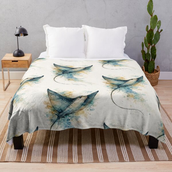 Item preview, Ethereal Watercolor Stingray designed and sold by Sarcastic designs.