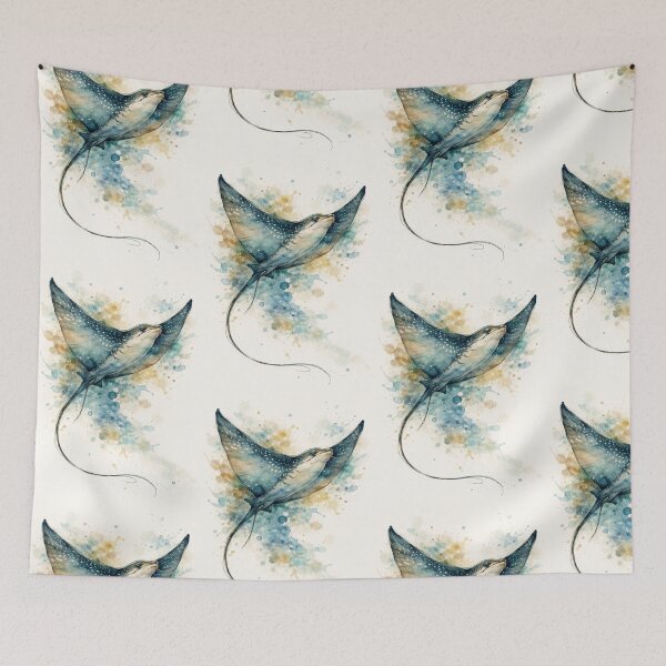 Item preview, Ethereal Watercolor Stingray designed and sold by Sarcastic designs.