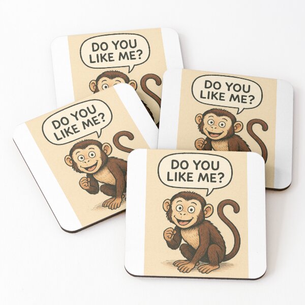 Item preview, #DO YOU LIKE ME ? Capuchin monkey designed and sold by TIPOTENIOS.
